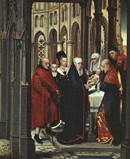 Hans Memling The Presentation in the Temple oil painting image